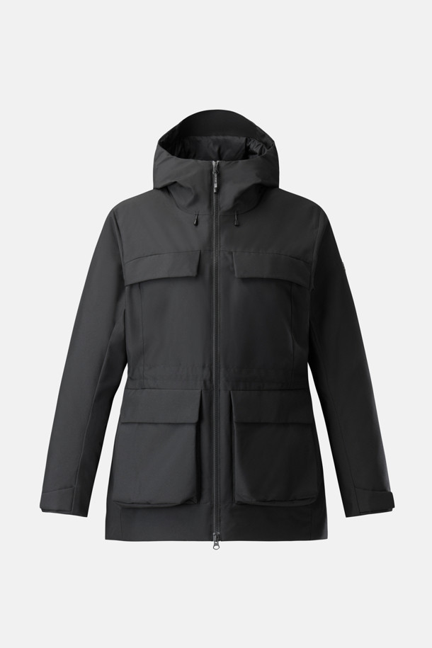 여성 발열 다운_BLACK-a