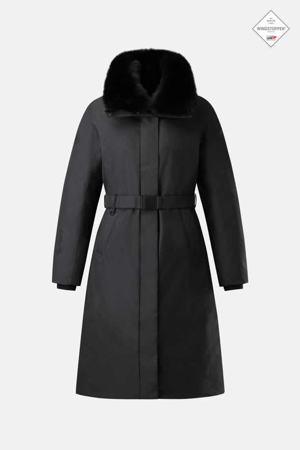 코오롱스포츠-의류 아우터-여성 안타티카 스탠드넥 롱 다운