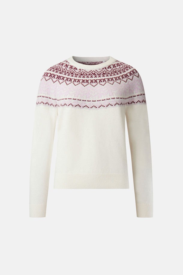 여성 울 스웨터_IVORY-a