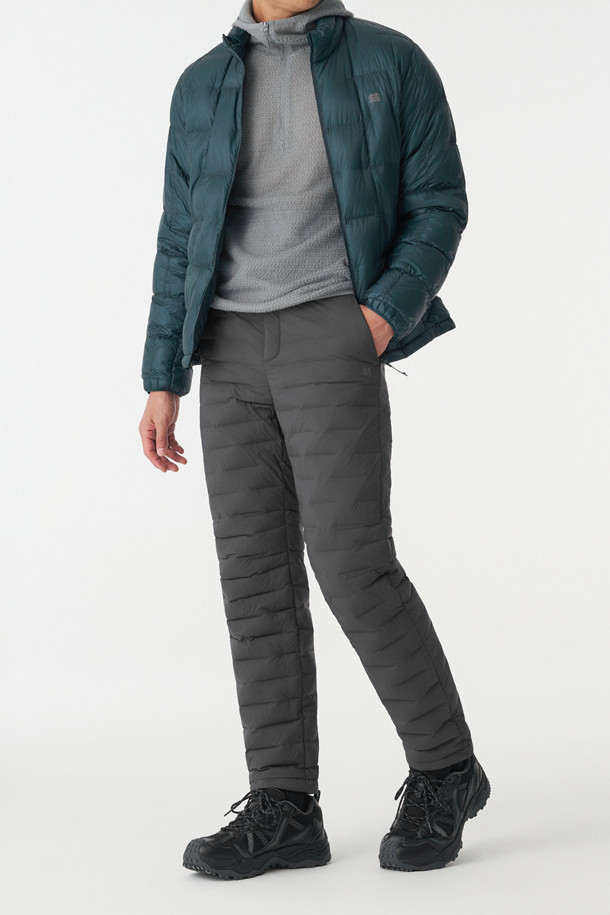 코오롱스포츠-의류 하의-남성 튜브 다운 팬츠