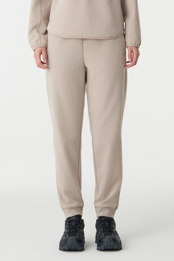 여성 소프트기모 조거 팬츠 (SET-UP)_IVORY-a