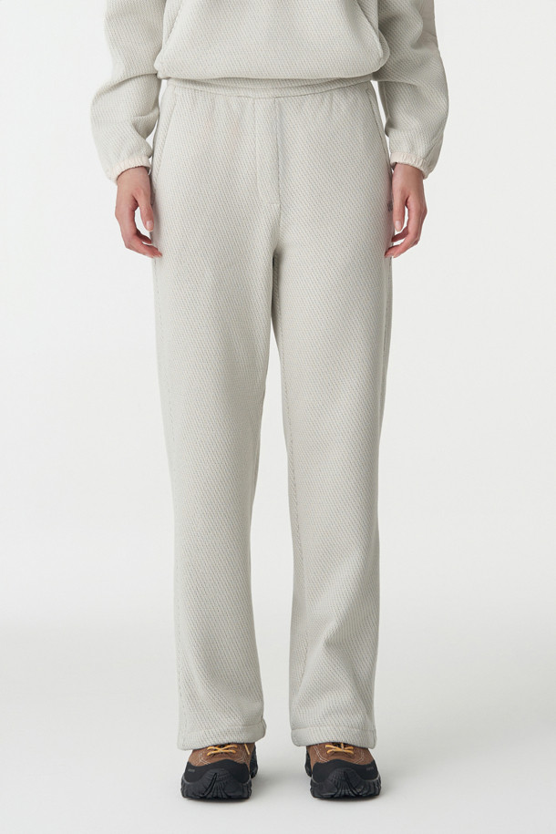 여성 루즈핏 밴딩 팬츠 (SET-UP)_IVORY-a