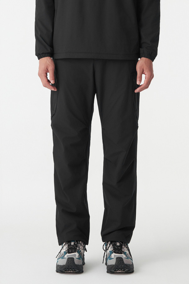 남성 루즈핏 OCTA 인슐레이션 팬츠 (SET-UP)_BLACK-a