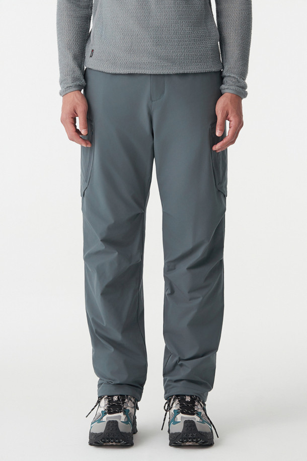 남성 루즈핏 OCTA 인슐레이션 팬츠 (SET-UP)_GREEN-a