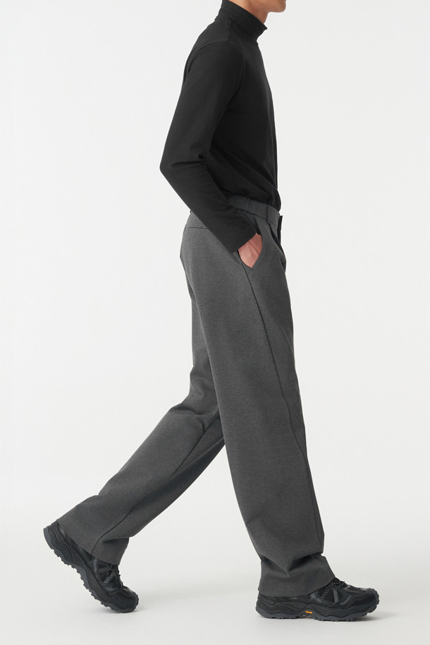 코오롱스포츠-의류 하의-남성 와이드 밴딩 팬츠