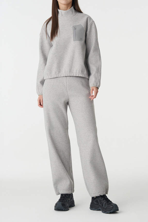 코오롱스포츠-의류 하의-여성 레귤러핏 밴딩 팬츠 (SET-UP)