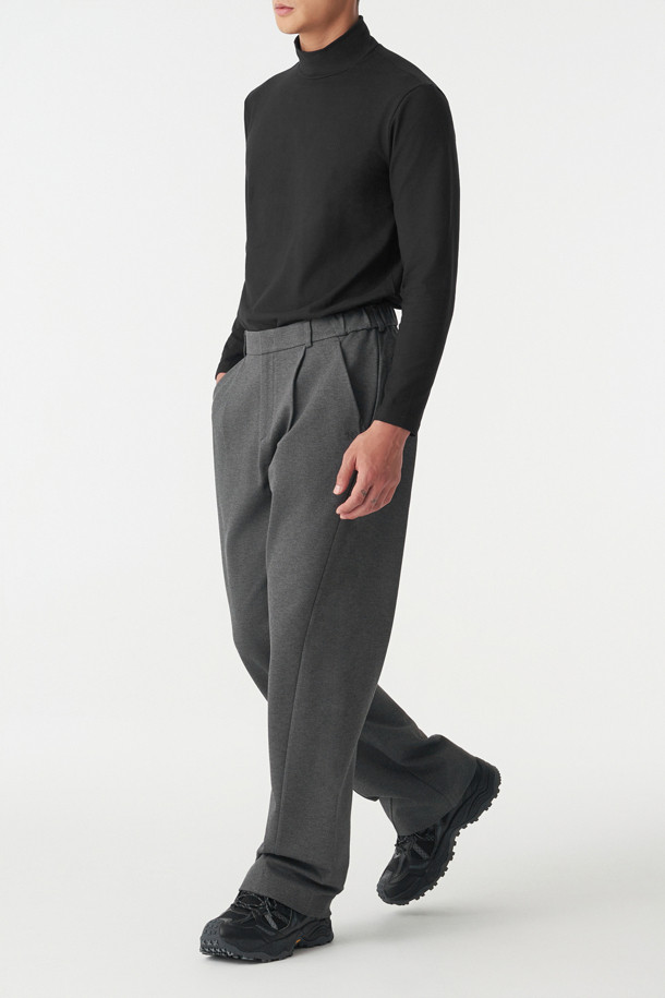 코오롱스포츠-의류 하의-남성 와이드 밴딩 팬츠