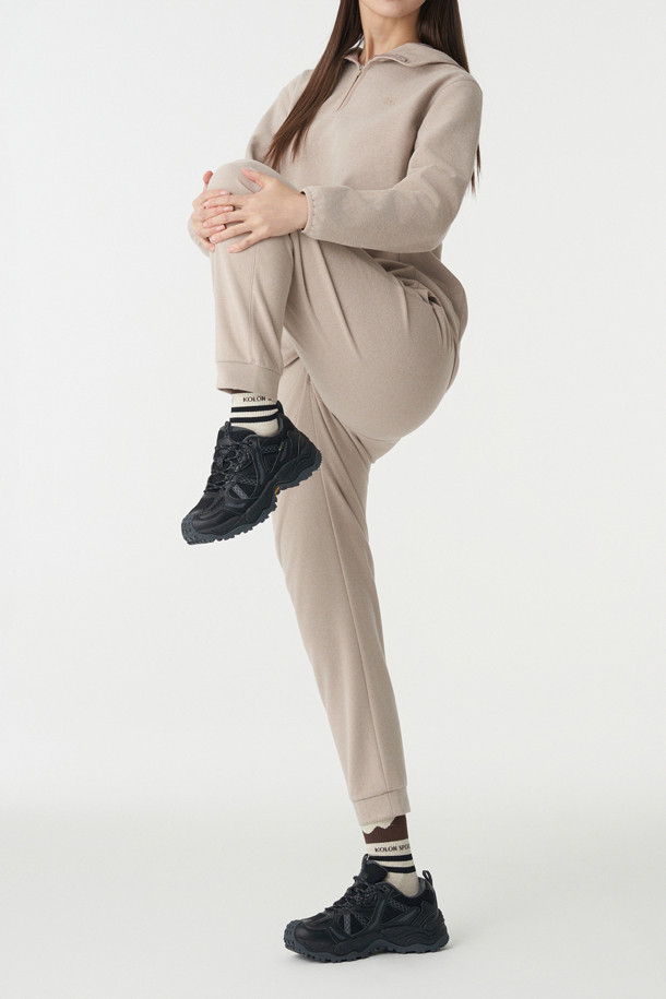 코오롱스포츠-의류 하의-여성 소프트기모 조거 팬츠 (SET-UP)