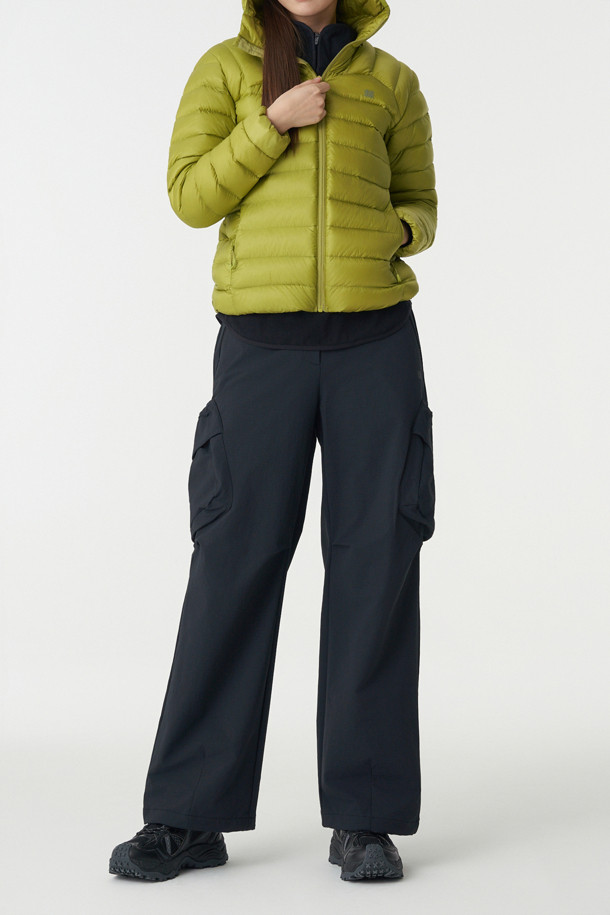 코오롱스포츠-의류 하의-여성 루즈핏 카고 조거 팬츠