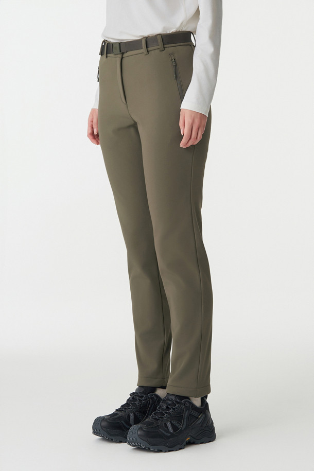 코오롱스포츠-의류 하의-여성 스탠다드 본딩 슬림핏 팬츠