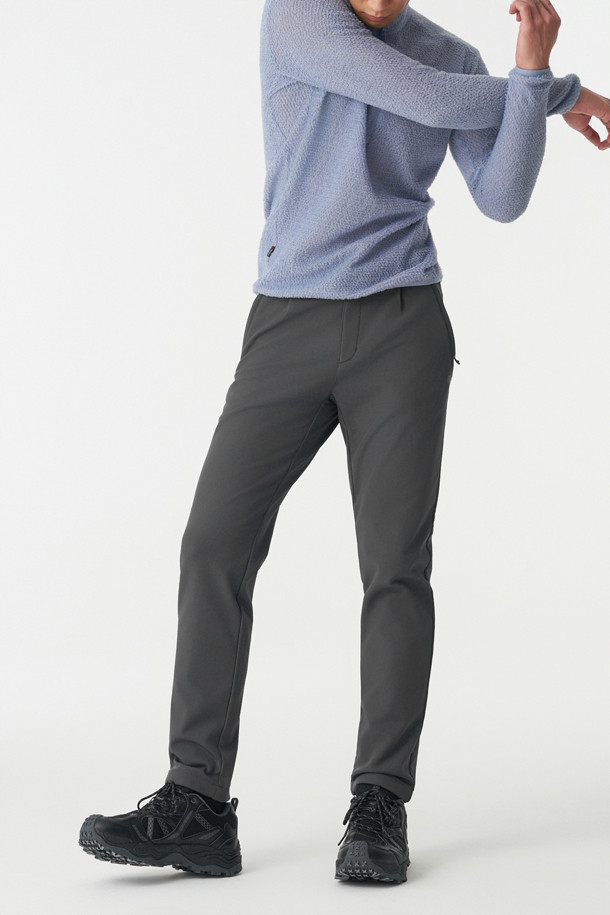 코오롱스포츠-의류 하의-남성 원턱 스탠다드 본딩 레귤러핏 팬츠