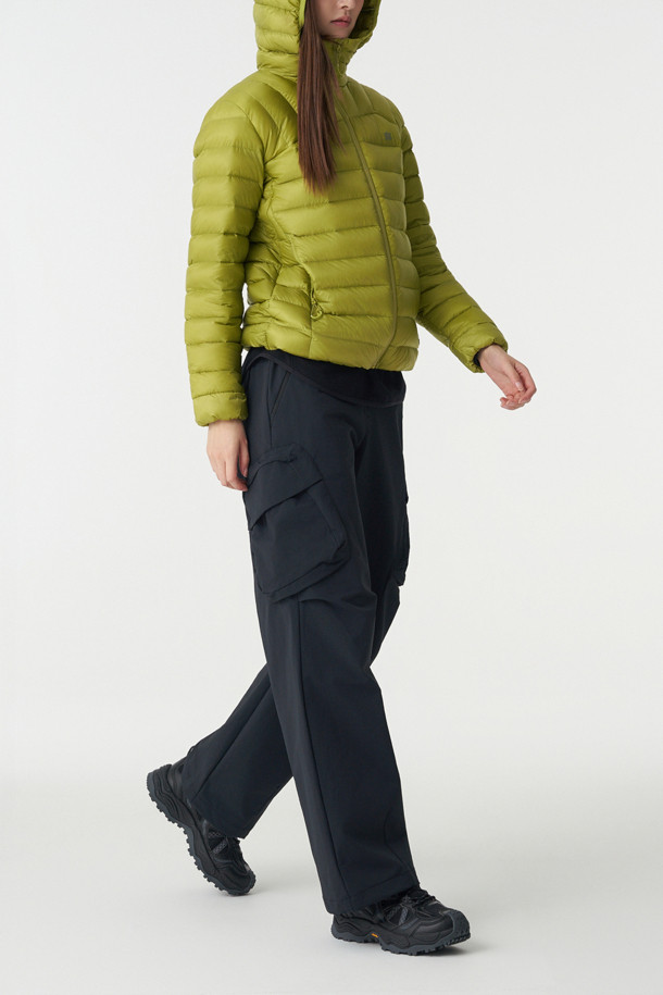 코오롱스포츠-의류 하의-여성 루즈핏 카고 조거 팬츠