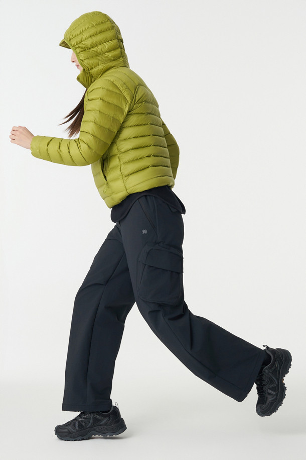 코오롱스포츠-의류 하의-여성 루즈핏 카고 조거 팬츠