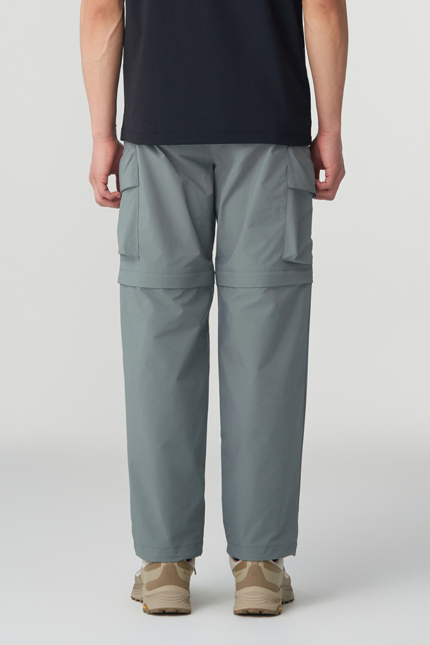 KOLON SPORT - 롱팬츠 - 남녀공용 루즈핏 2-WAY 디테처블 카고 팬츠 (SET-UP)