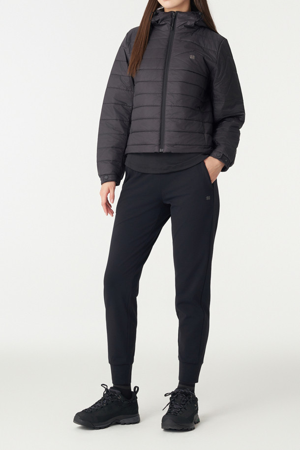 코오롱스포츠-의류 하의-여성 기본형 기모 조거 레깅스