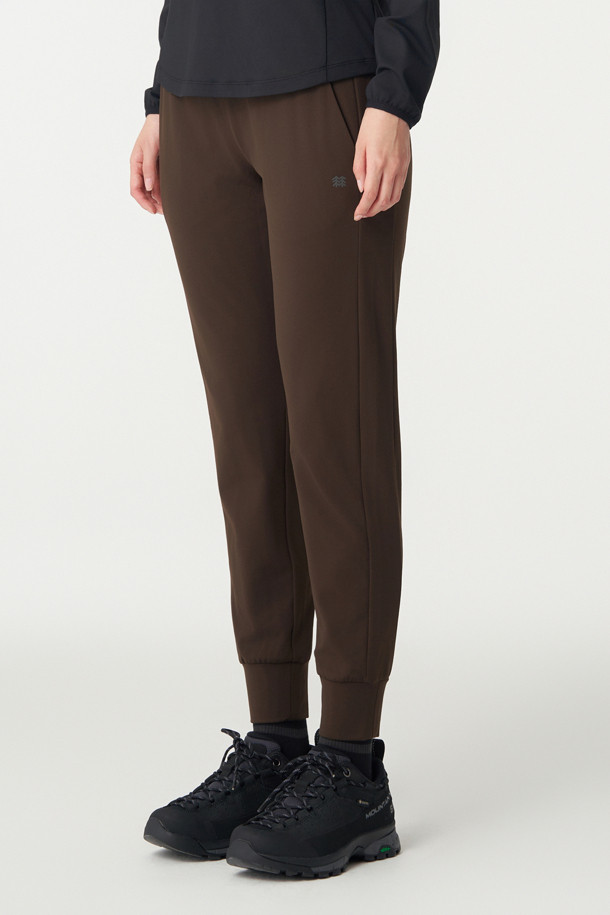 코오롱스포츠-의류 하의-여성 기본형 기모 조거 레깅스