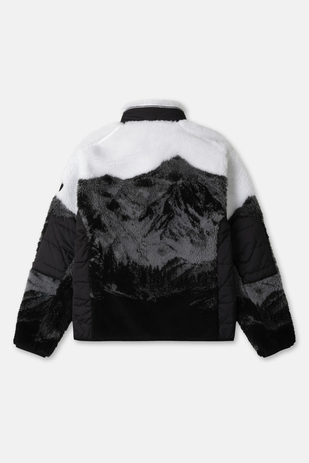 코오롱스포츠-의류 아우터-남성 셰르파 자카드 플리스 재킷