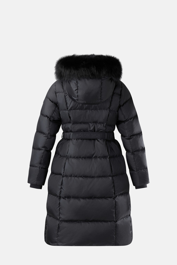 코오롱스포츠-의류 아우터-여성 스노우문 폭스퍼 롱 다운