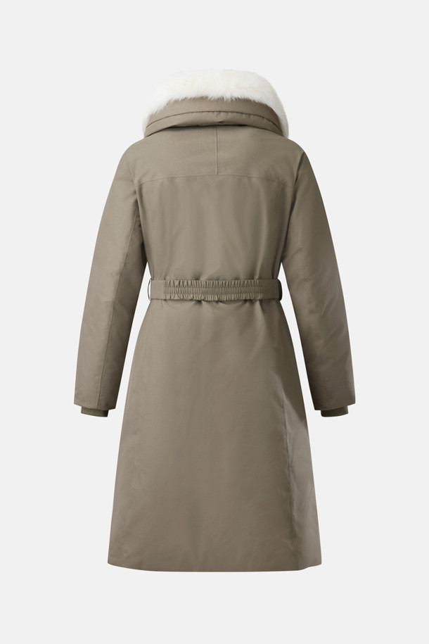 코오롱스포츠-의류 아우터-여성 안타티카 스탠드넥 롱 다운