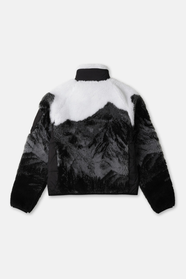 코오롱스포츠-의류 아우터-여성 셰르파 자카드 플리스 재킷