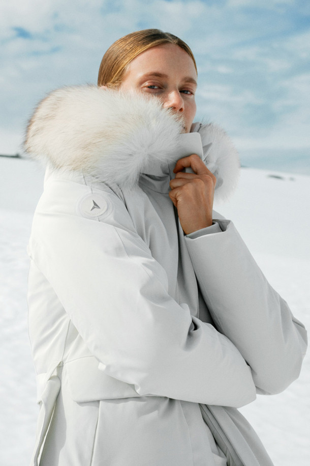 여성 안타티카 롱다운_BEIGE-a