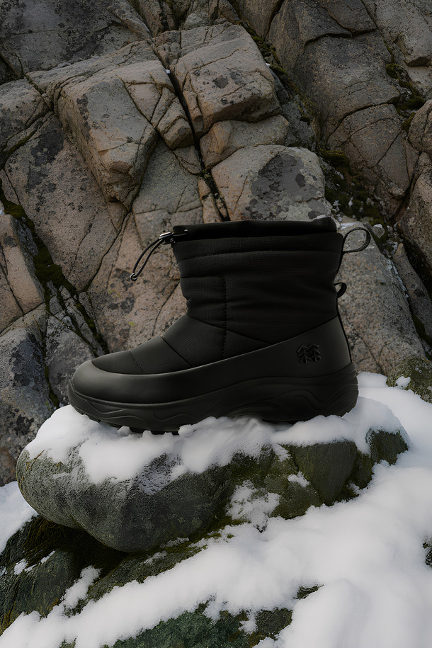 남녀공용 원터부츠 #다우니3_BLACK-a