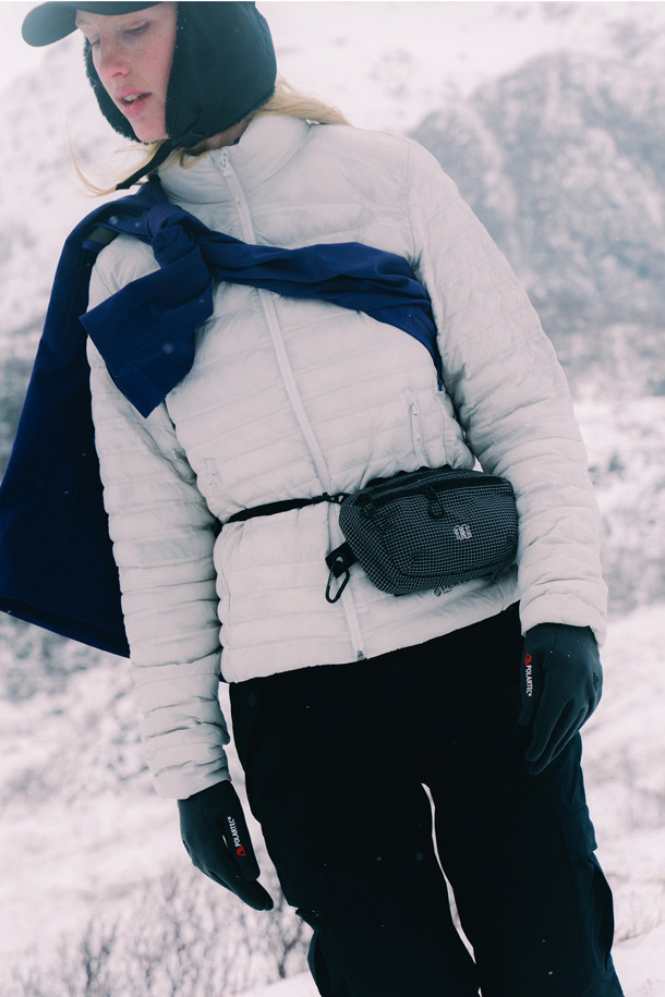 여성 페더리스 나노 퀼팅 재킷_GREY-a