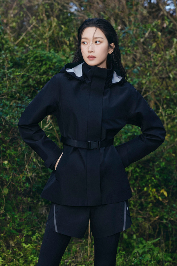 KOLON SPORT - 자켓 - 여성 중기장 벨티드 #웨더자켓