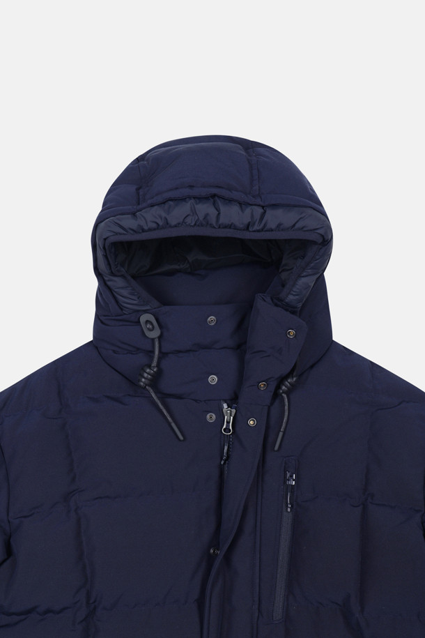 코오롱스포츠-의류 아우터-남성 아웃포켓 중기장 다운