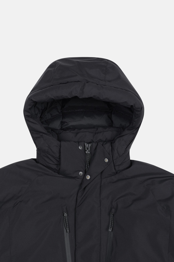 코오롱스포츠-의류 아우터-남성 윈드스토퍼 논퀼팅 중기장 다운