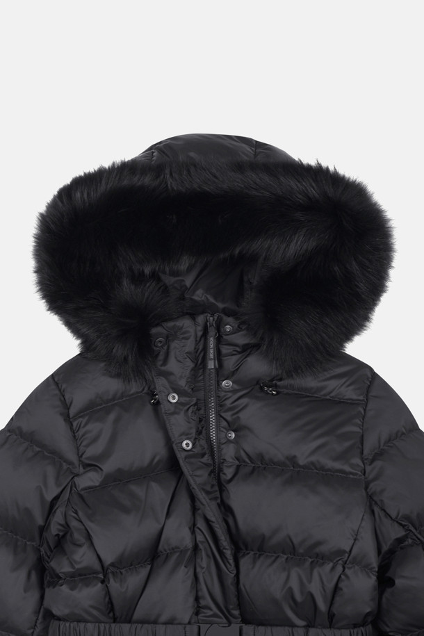 코오롱스포츠-의류 아우터-여성 스노우문 폭스퍼 롱 다운