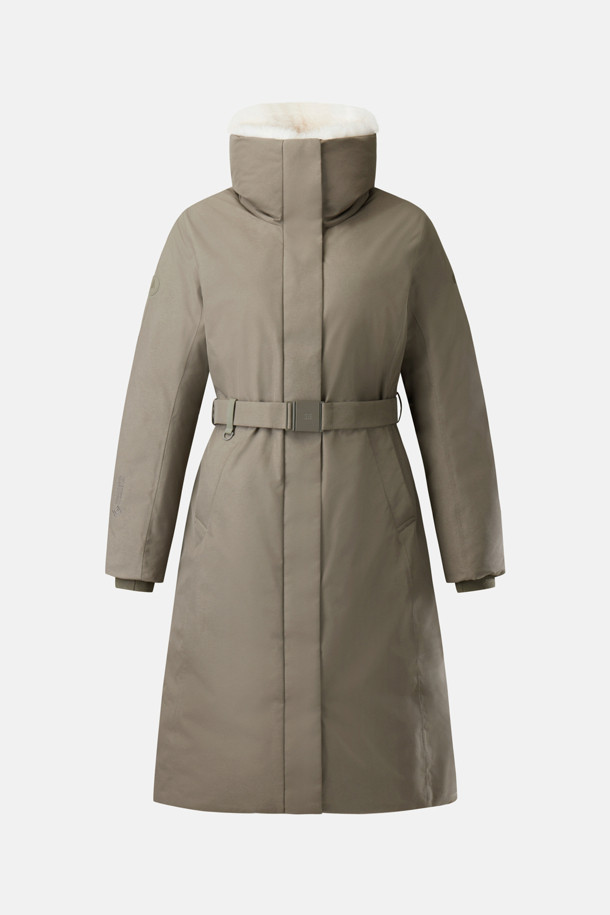 코오롱스포츠-의류 아우터-여성 안타티카 스탠드넥 롱 다운