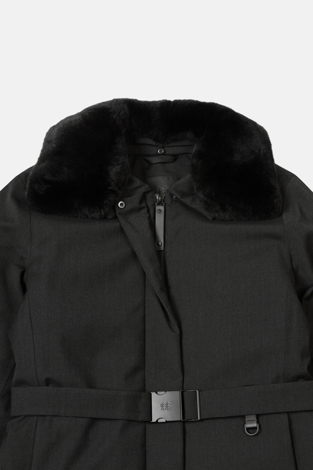 코오롱스포츠-의류 아우터-여성 코트형 퍼 다운 울 프리미어