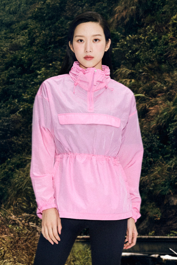 KOLON SPORT - 긴팔티셔츠 - 여성 우븐 체스트 플랩 아노락