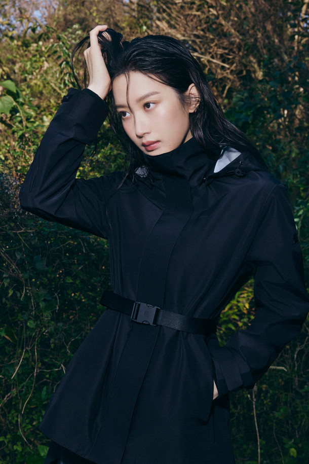 KOLON SPORT - 자켓 - 여성 중기장 벨티드 #웨더자켓