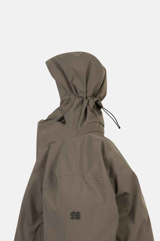 코오롱스포츠-의류 아우터-남성 뉴랜드 후드 일체형 논퀼팅 미드 다운