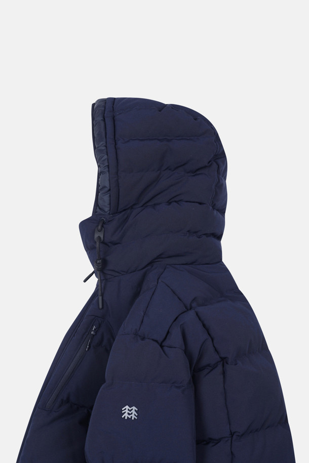 코오롱스포츠-의류 아우터-남성 아웃포켓 중기장 다운