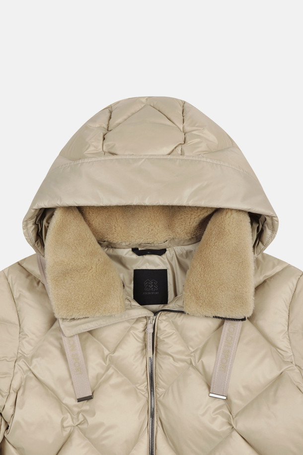 코오롱스포츠-의류 아우터-여성 뉴볼륨2 중기장 퍼 다운