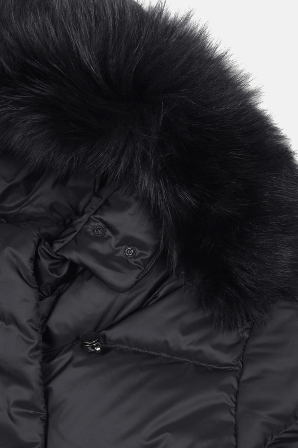 코오롱스포츠-의류 아우터-여성 스노우문 폭스퍼 롱 다운