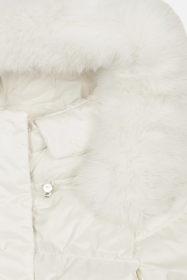 코오롱스포츠-의류 아우터-여성 스노우문 폭스퍼 롱 다운