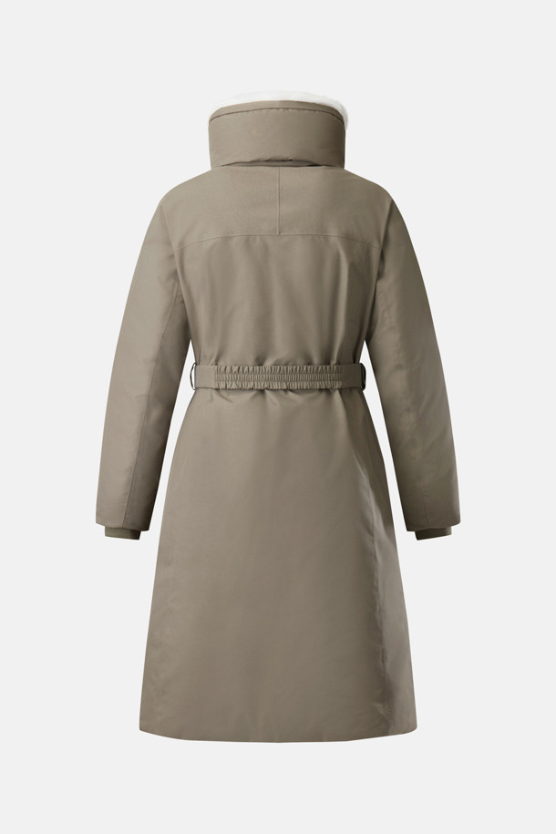 코오롱스포츠-의류 아우터-여성 안타티카 스탠드넥 롱 다운