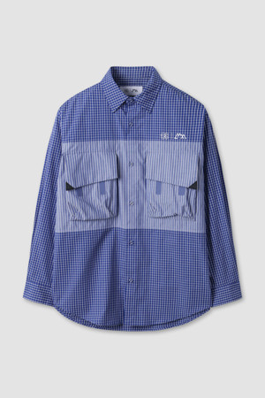 남녀공용 체크 셔츠