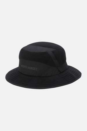 WM 남녀공용 윈터 플리스 버킷햇_BLACK-a