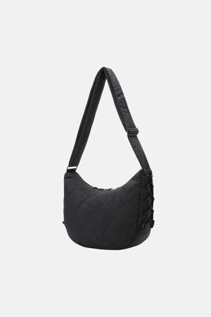 여성 솟솟 패딩 스트링 숄더백