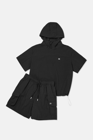 [SET] 데이팩 여성 반팔 후드 티셔츠&팬츠