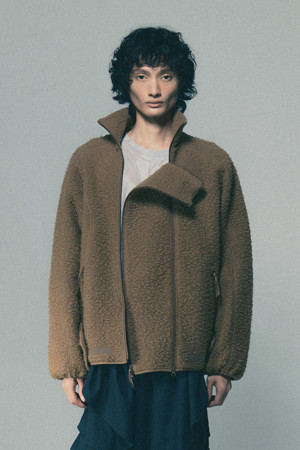[KS X JiyongKim] 레이어드 플리스 재킷