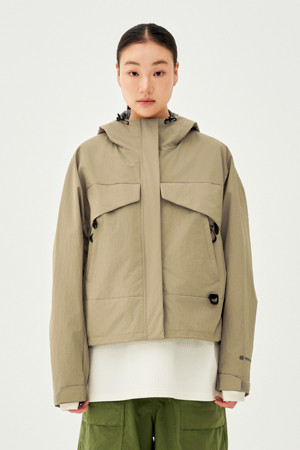 WM 여성 피싱 유틸리티 재킷_BEIGE-a