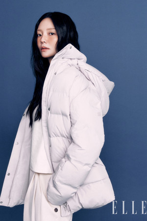 여성 쿠치 윈드스토퍼 중기장 미드 다운