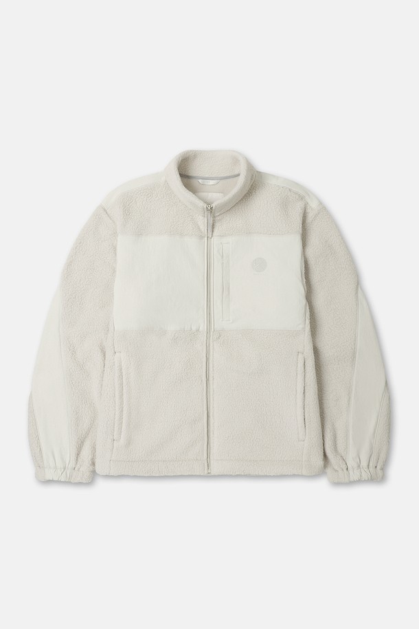[Atelier Line] 플리스 믹스 블루종 재킷_BEIGE-a