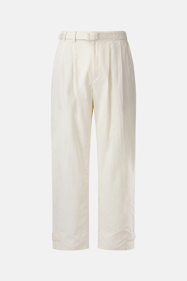 [Atelier Line] 남성 투턱 루즈핏 이지 팬츠_IVORY-a